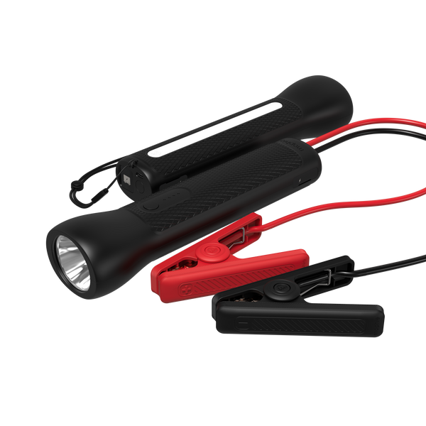 LED FLASHLIGHT：Illuminate any dark situation with an extra bright 450 lumens LED bulb.