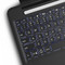 Detachable backlit Bluetooth keyboard with rugged protective case