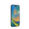 ZAGG Glass Elite VisionGuard AM screen protector for Apple iPhone with Eyesafe blue light filter and anti-microbial protection.