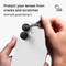 Glass Elite Lens Protection Camera Rings | iPhone 17, Black