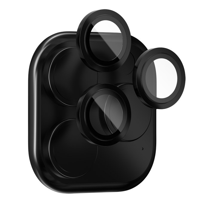 Premium Camera Lens Protector for iPhone, featuring 3X stronger scratch protection, ClearPrint® anti-smudge, and anti-reflective technology.