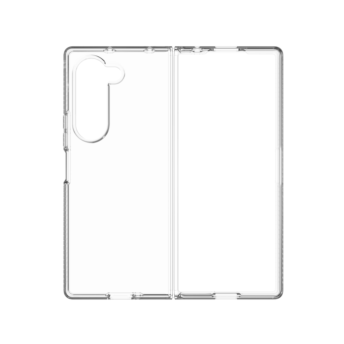 Bridgetown protective case installed on a Galaxy Z Flip6, showing both front and back coverage.