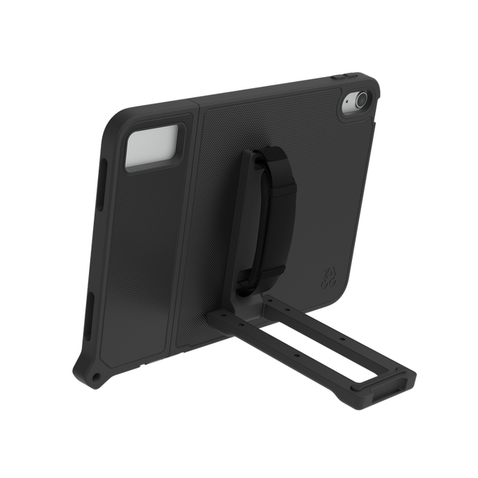 ChargeStation Pro case with hand strap on iPad 11-inch