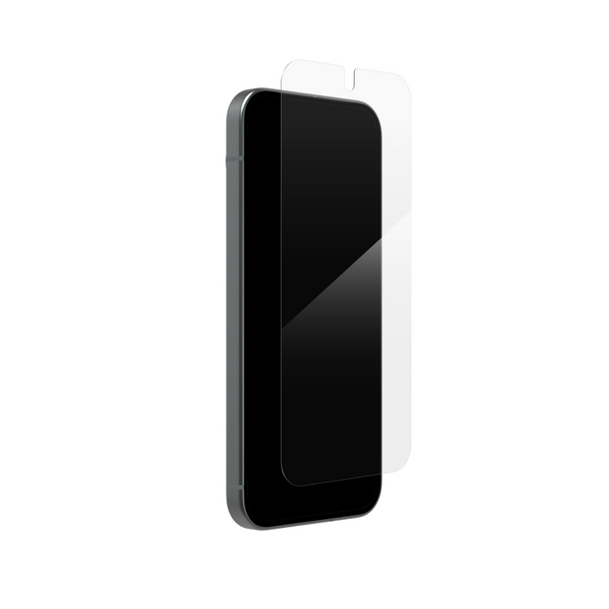 Front-facing product shot of the Glass Elite screen protector installed on a Google Pixel 10 Pro XL, showcasing crystal-clear, edge-to-edge coverage with no visible bubbles or lifting.