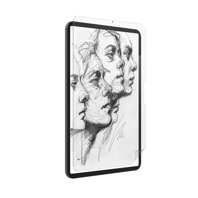 Fusion Canvas Screen Protector on iPad Pro 11-inch with matte paper-like surface