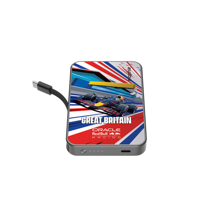 mophie powerstation plus Ultra Mini 5K Red Bull Racing Great Britain UK Front Tilt