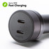 60W Dual USB-C Car Charger
