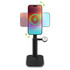 Tilting Head: The phone charging pad can be tilted to a perfect viewing angle or a flattering angle for video chats.