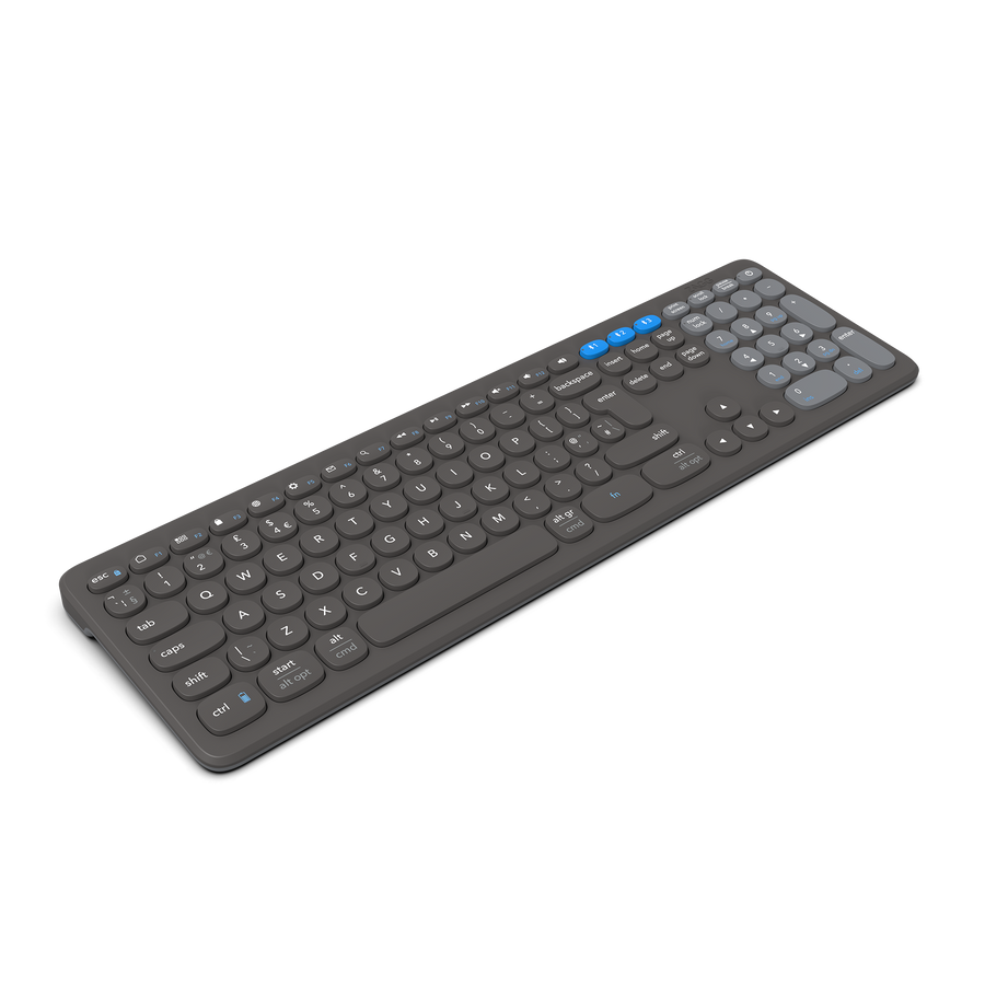 Pro 17 Full Size Wireless Desktop Keyboard (UK Layout)