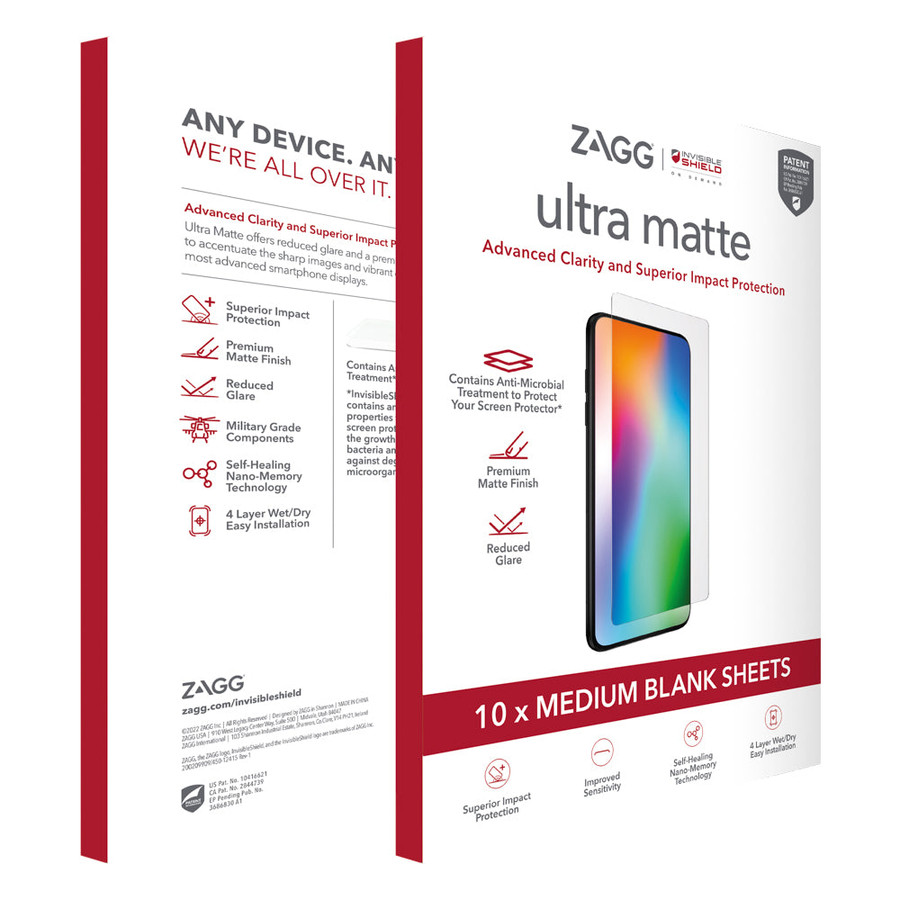 Ultra Matte AM, 4 Layer Film, Medium (Order in multiples of 10)