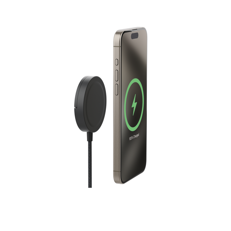 magnetic wireless charger with kickstand (Qi2) | wireless charger