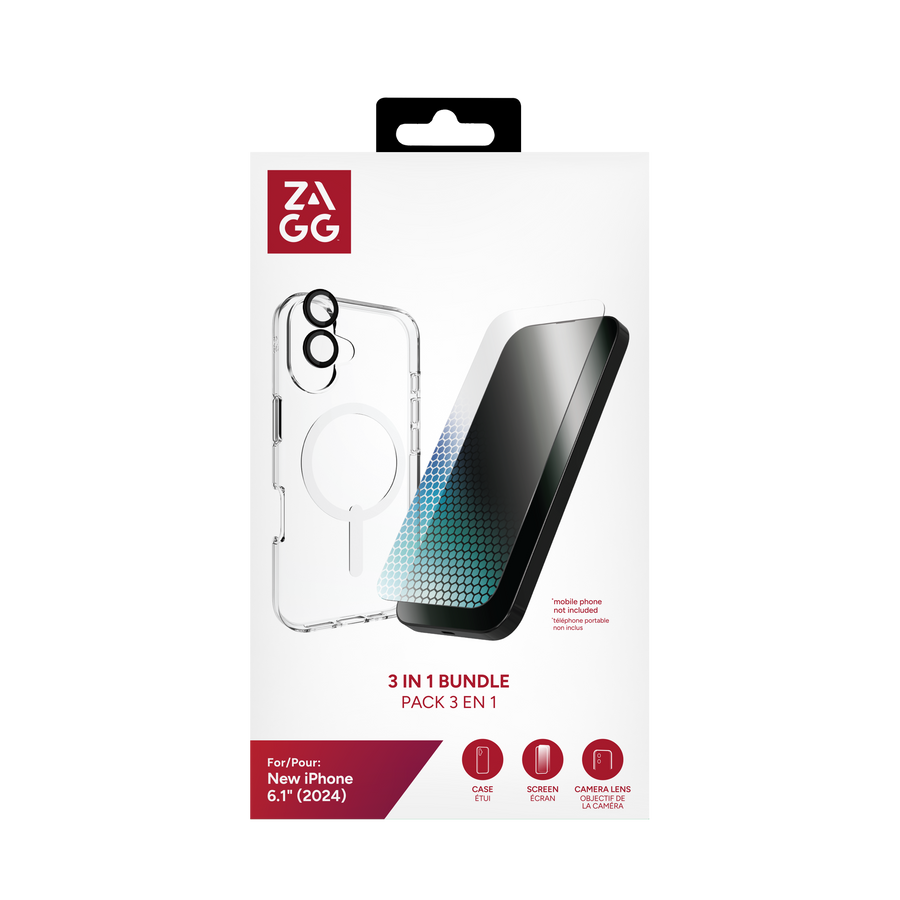 InvisibleShield Bundle XTR4/ Premium Camera CP Lite Snap Case iPhone 16 Series