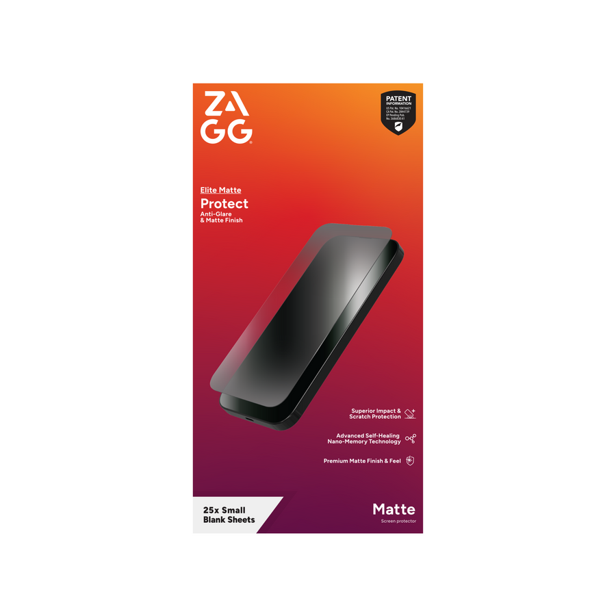 ZAGG on Demand Elite Matte AM, 4 Layer, Small M4/M12 (Order in multiples of 25)