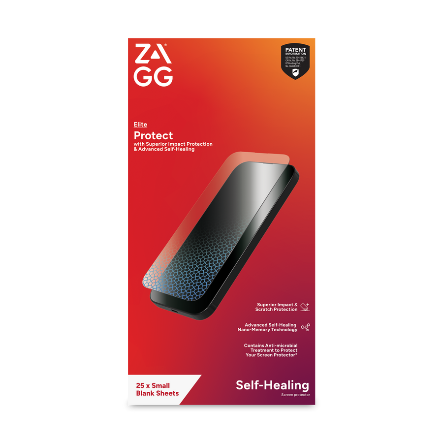 ZAGG on Demand Elite Film, 4 Layer, Matless  Small (Order in multiples of 25)