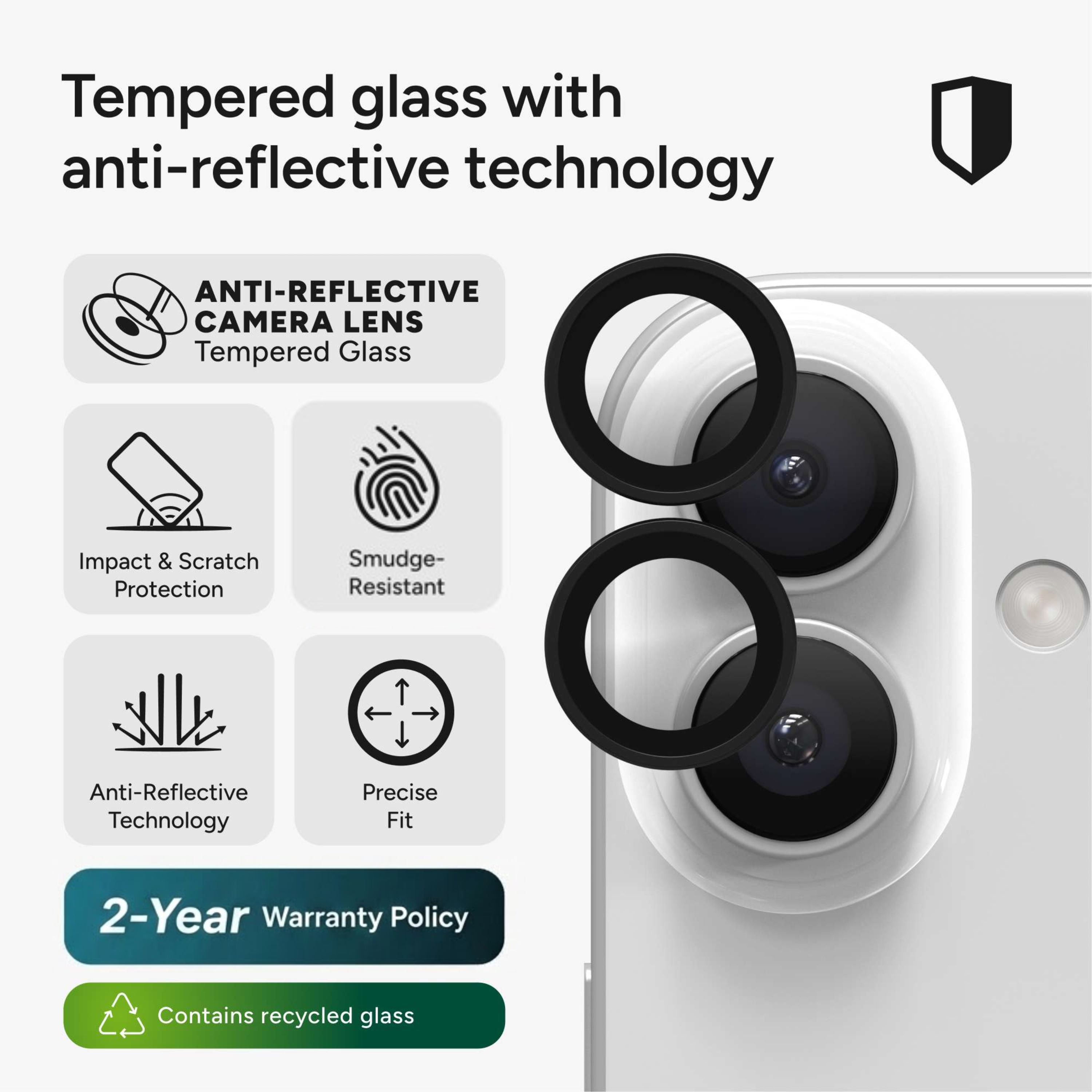 Glass Elite&rsquo;s advanced clarity allows you to capture crystal clear pictures.&nbsp;