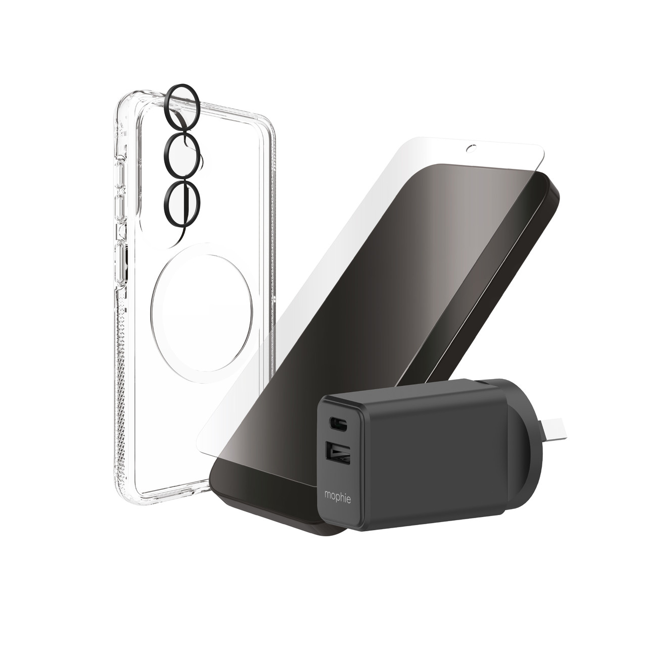 Essential Bundle | Galaxy S26 | Case, Lens Protector, Screen & Charger