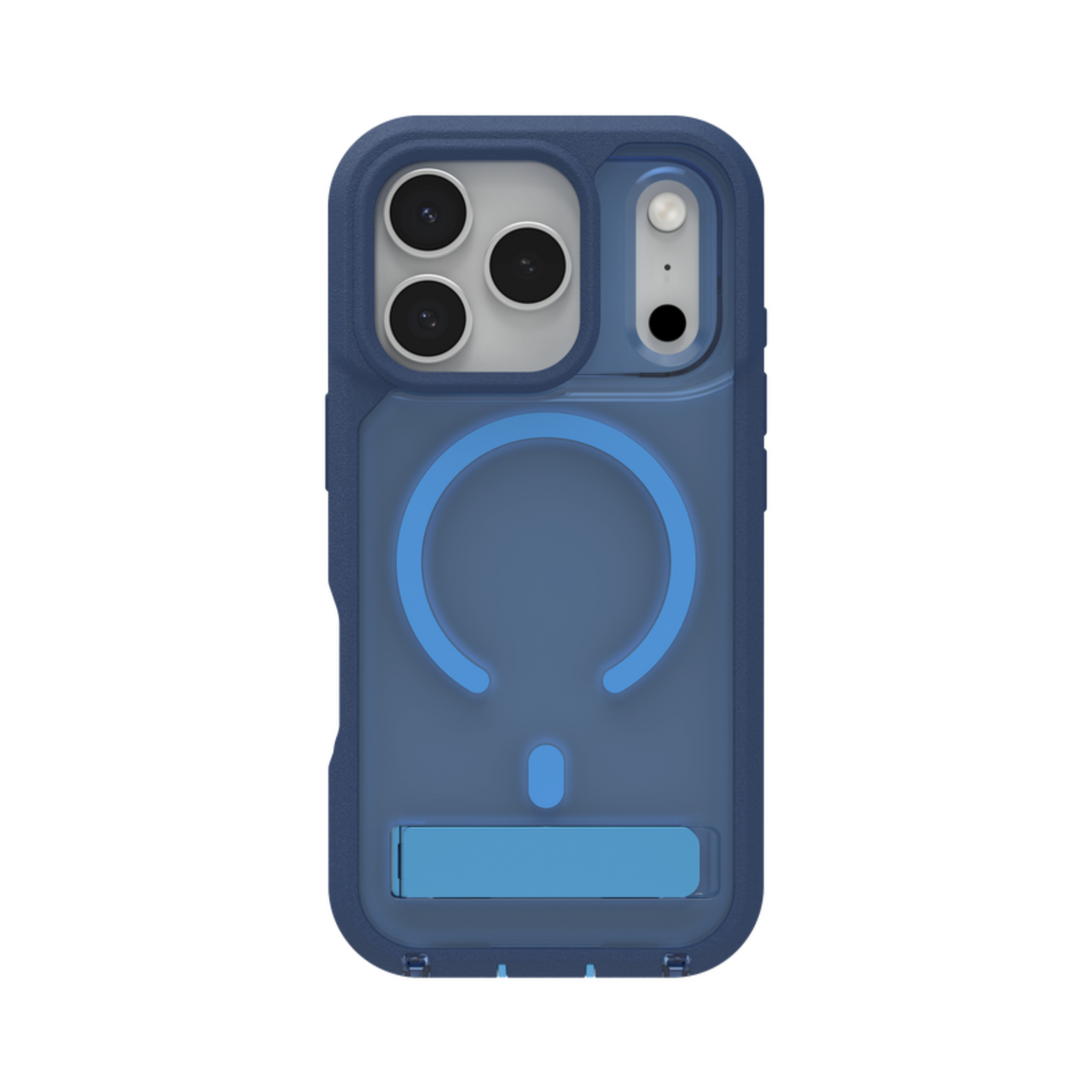 Rainier Snap MagSafe Case  with Kickstand | Cobalt Horizon | Lanyard Attach Points