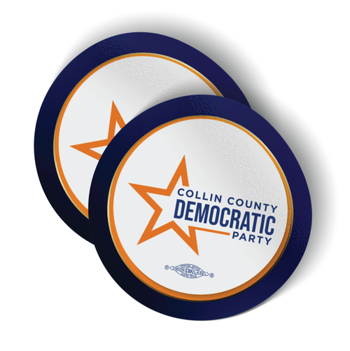 CCDP Logo - Circle (3" x 3" Vinyl Sticker -- Pack of Two!)