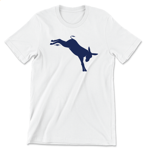 Donkey Kick (Unisex White Tee)