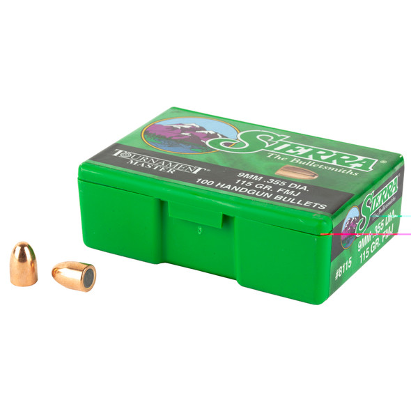 Sierra Tournament Mstr 9mm 115gr Fmj