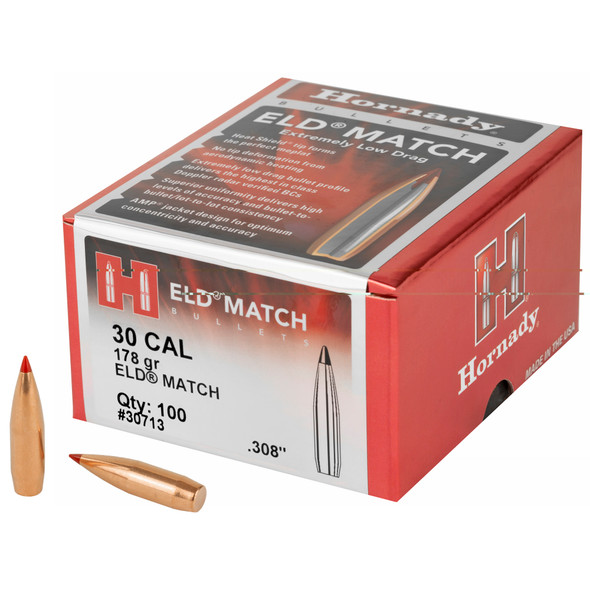 Hrndy Eld-m 30cal .308 178gr 100ct