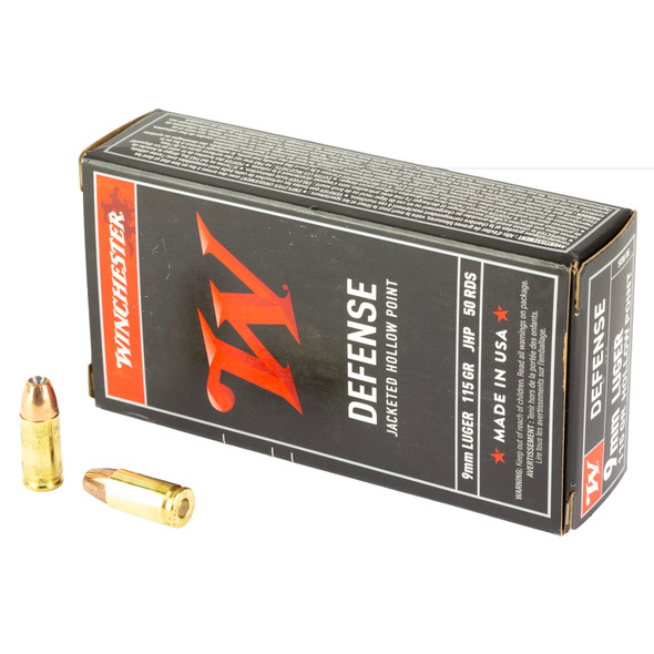 Win Usa 9mm 115gr Jhp 50/500