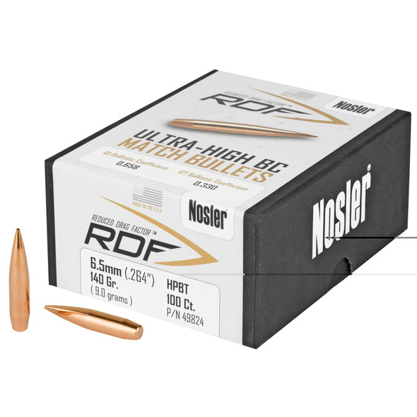 Nosler Rdf 6.5mm 140gr Hpbt 100ct