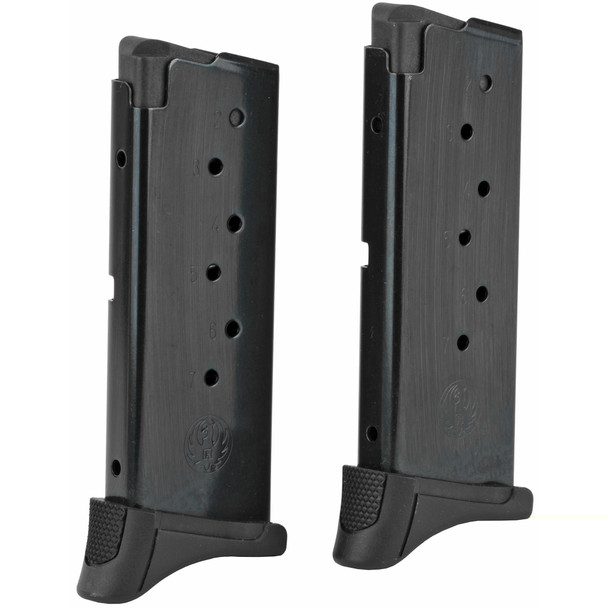 Mag Ruger Lc9/ec9s 7rd Bl W/ext 2pk