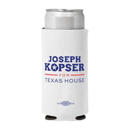 Joseph Kopser For Texas  (Tall Can Cooler)