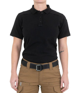 First Tactical Women’s Cotton Short Sleeve Polo in professional fit First Tactical Women’s Cotton Short Sleeve Polo in professional fit