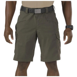 5.11 Stryke 11" Short front view showing Flex-Tac® stretch fabric and tactical pocket layout