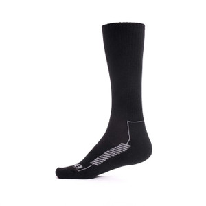 Blauer Performance 9" Sock front view showing ribbed calf and 9-inch coverage height