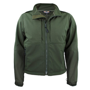 United Uniform Versa Soft Shell Jacket with zip front and fleece collar United Uniform Versa Soft Shell Jacket with zip front and fleece collar