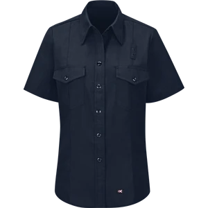 Workrite Women’s Firefighter Shirt midnight navy – NFPA 1975 Certified FR Nomex Station Wear