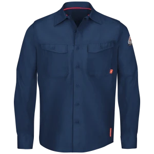 iQ Series Endurance FR Work Shirt, Navy