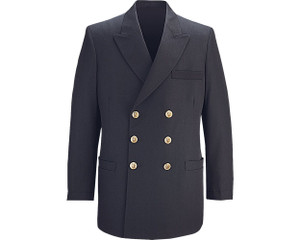 Flying Cross Service Dress Coat ,Double-Breasted Military Coat, FLYING CROSS 55/45 POLY WOOL MEN'S SERVICE DRESS BLUE COAT