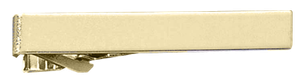 Blackinton Plain Tie Bar in gold finish