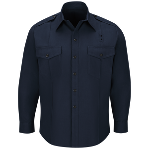 Workrite Fire Chief Shirt – Long Sleeve Nomex IIIA NFPA 1975 certified fire service uniform in Midnight navy Workrite Fire Chief Shirt – Long Sleeve Nomex IIIA NFPA 1975 certified fire service uniform in Midnight navy