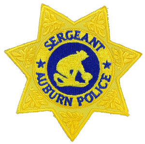 Auburn PD Sergeant Star, Auburn Police Sergeant star, Sergeant star for Auburn Police, Auburn PD law enforcement star Auburn PD Sergeant Star, Auburn Police Sergeant star, Sergeant star for Auburn Police, Auburn PD law enforcement star