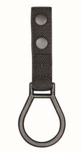 Front view of Ballistic D-Cell Flashlight Holder with impact-resistant ring Front view of Ballistic D-Cell Flashlight Holder with impact-resistant ring