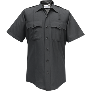 Justice Men’s Poly Wool Short Sleeve Shirt with badge holder Justice Men’s Poly Wool Short Sleeve Shirt with badge holder