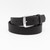 1.5" Off Duty Belt rolled showing full-grain bridle leather and polished buckle