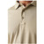 Dual pen pockets on left sleeve- silver tan Dual pen pockets on left sleeve- silver tan