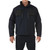 Removable fleece softshell jacket- dark navy