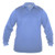 Light blue Elbeco Ufx Women’s Long Sleeve Tactical Polo in professional fit