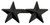 1/2 inch Hero’s Pride star insignia pins pair in black 1/2 inch Hero’s Pride star insignia pins pair in black