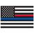 Rothco Thin Blue & Red Line U.S. Flag Decal 3x4 inch