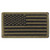 Rothco Olive/Black U.S. Flag Patch on white background