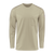 Front view of Bulwark FR men’s flex knit tee, khaki