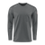 Front view of Bulwark FR men’s flex knit tee , charcoal